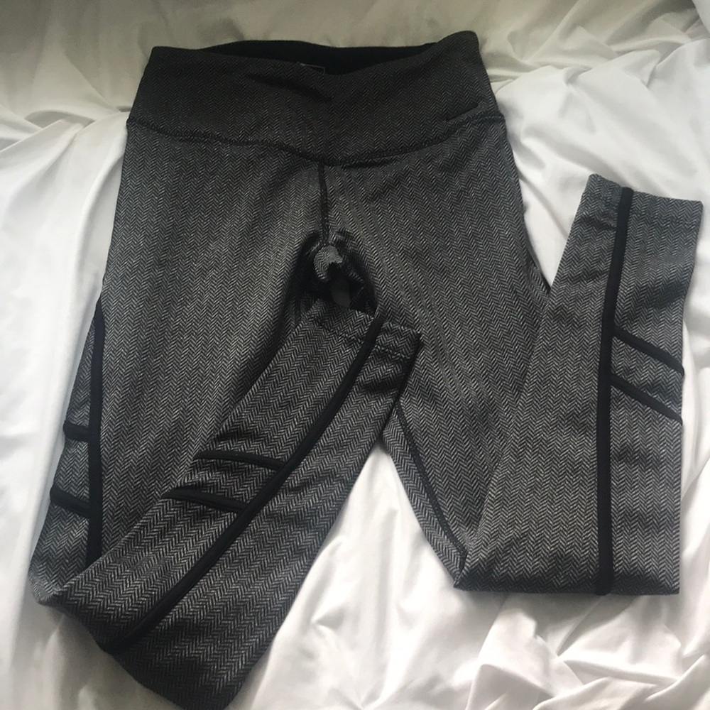 Black Patterned Leggings